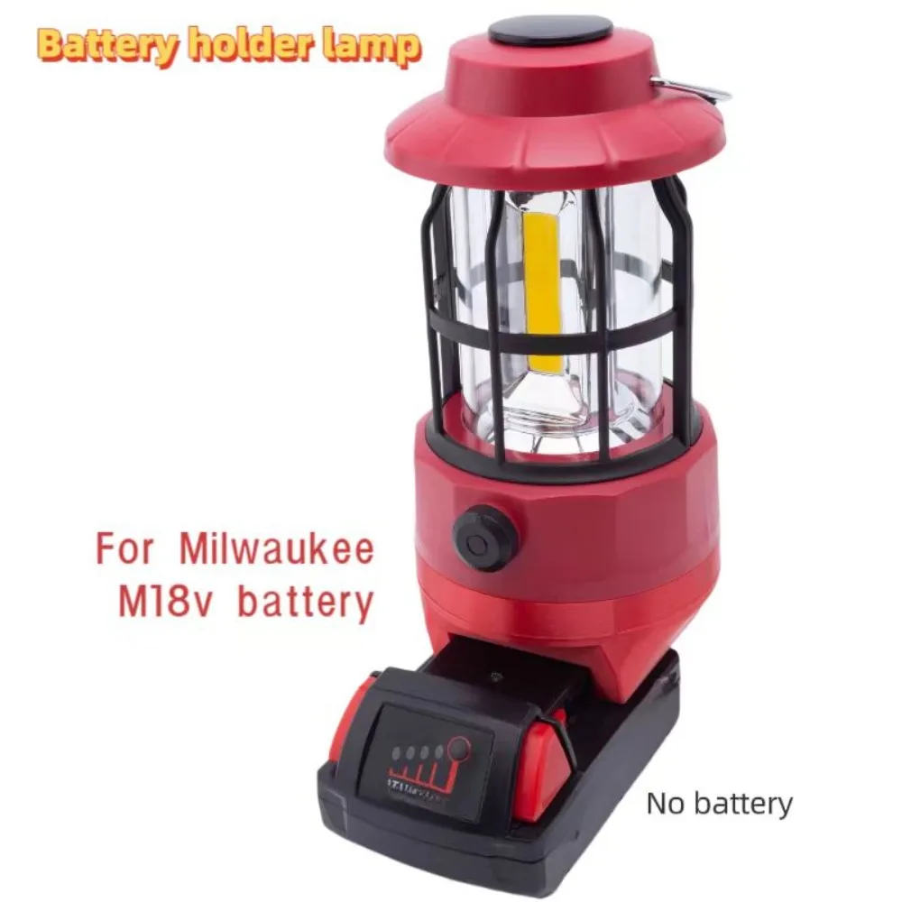 

Portable Lanterns Led Flashlight Cordless Portable Outdoor Interior Camping Lantern For Milwaukee M18v (NO Battery）