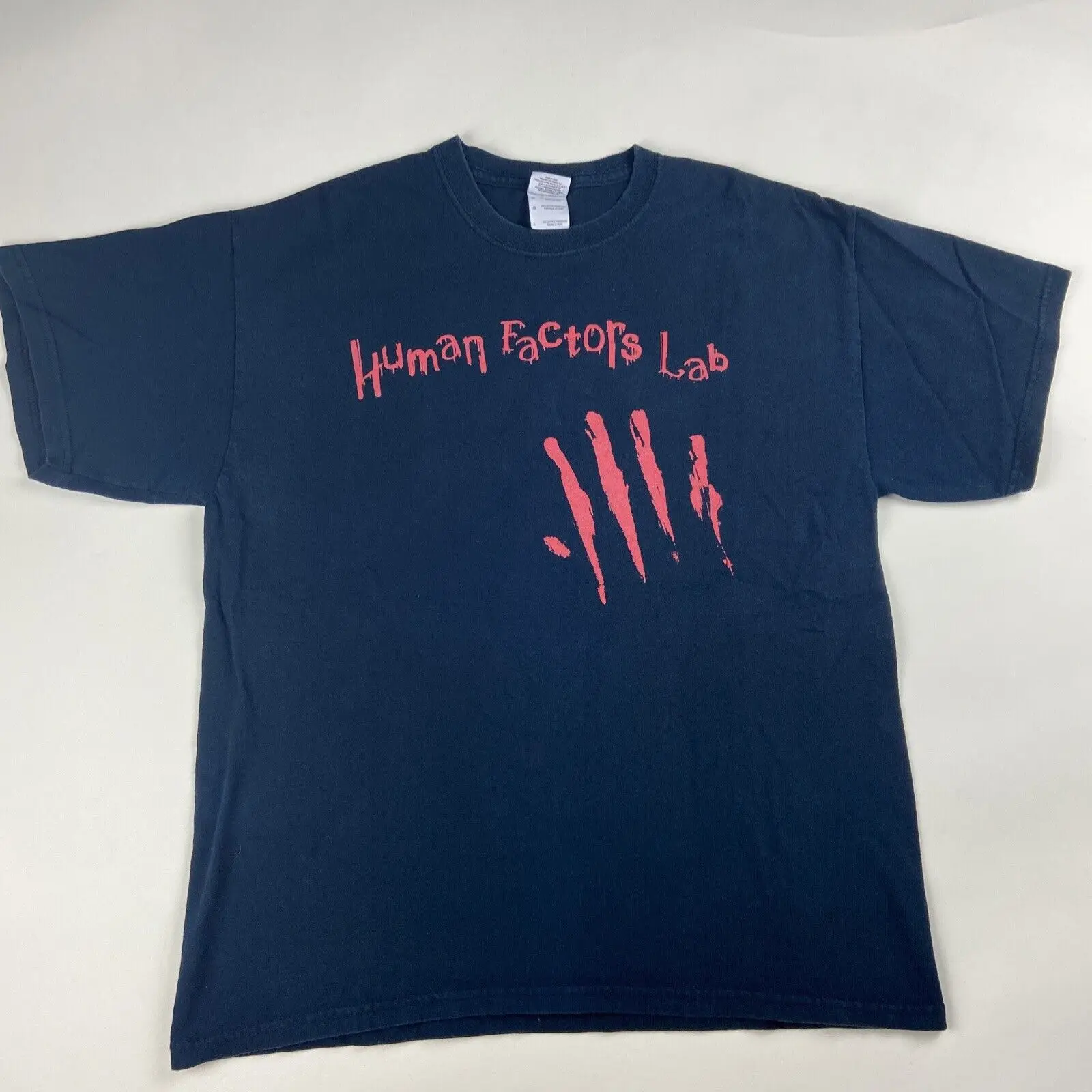 Human Factors Lab Band T Shirt Black Large