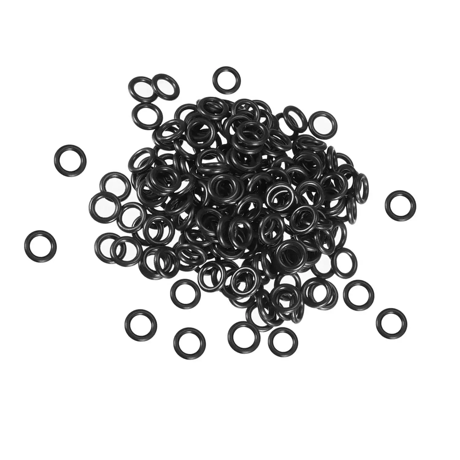 10/50pcs NBR O Ring Gasket CS 2mm OD 5mm~150mm Nitrile Butadiene Rubber Spacer Oil Resistance Washer Round Shape