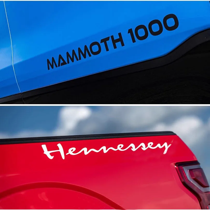 Custom Windshield Sticker Window Letter Graphics Sticker Trunk Bedside Decal Vinyl for Ford Bronco F150 F-150 Raptor TRX Mammoth