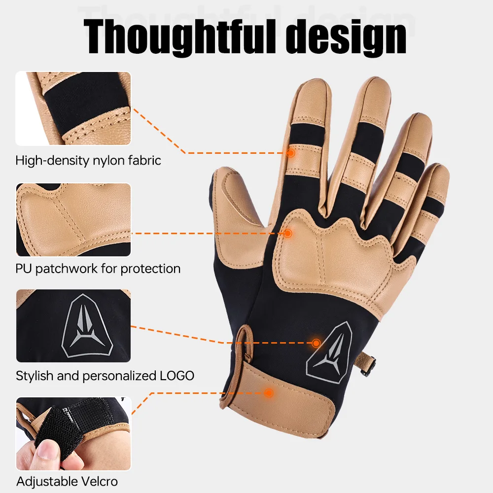 

X-TIGER Cycling Gloves Full-Finger Fitness Sports Gloves Unisex Sports Gloves Breathable Anti-Slip Gloves Fitness Training Glove