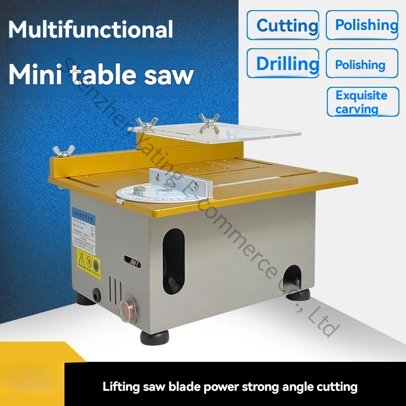 795 Multifunctional Mini Desktop 6th Generation Lifting Table Saw for Household DIY Woodworking Small Cutting