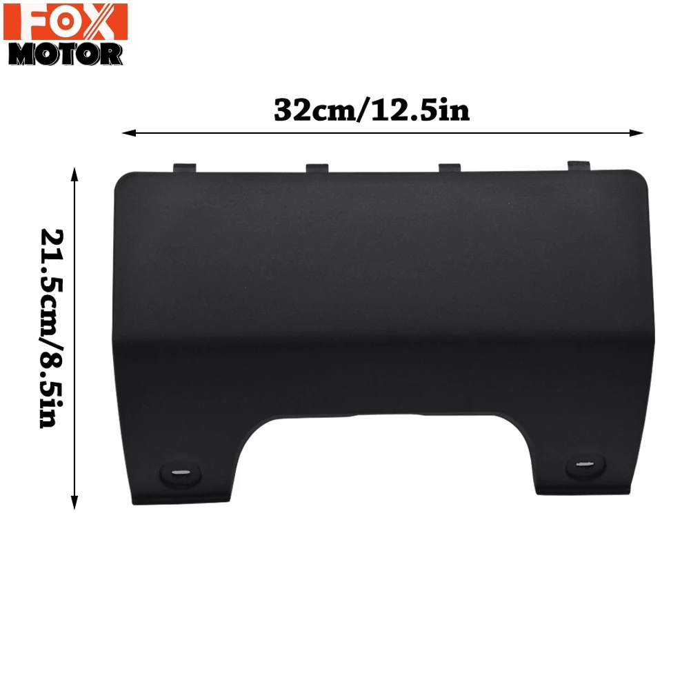 For Land Rover Discovery 3 & 4 LR3 LR4 Rear Bumper Tow Eye Hook Cover Trim Towing With Clips DPO500011PCL Stable Bracket Black