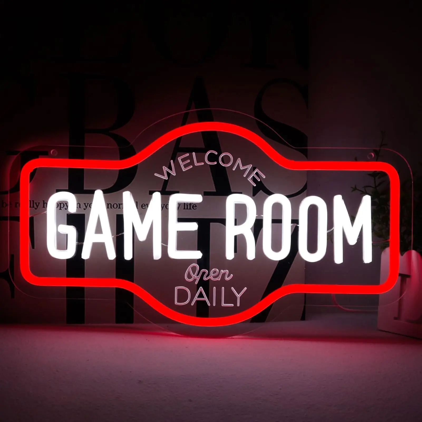 

Game Room Neon Sign Lights Wall Decor for Internet Cafe, Gaming Room, Man cave, Bedroom Gift Art for Boys Girls