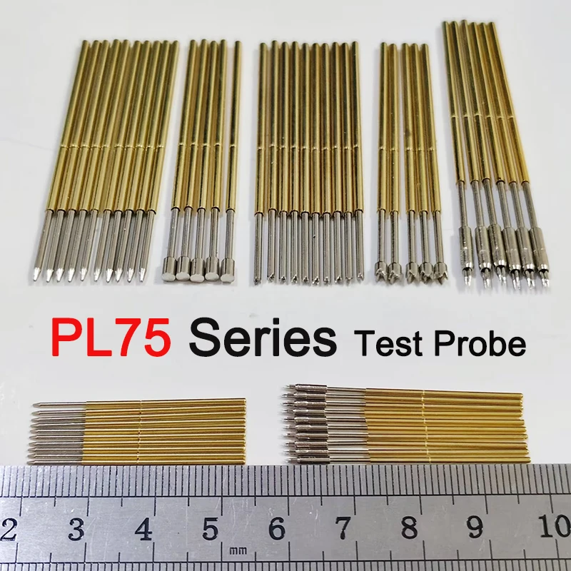 10pcs/Lot PL75-A2 B1 D2 E2 F1 G2 J1 LM2 Q1 Q2 T2 M3 4W 4S PCB Scalable Spring Test Probe Pogo Pin Connector