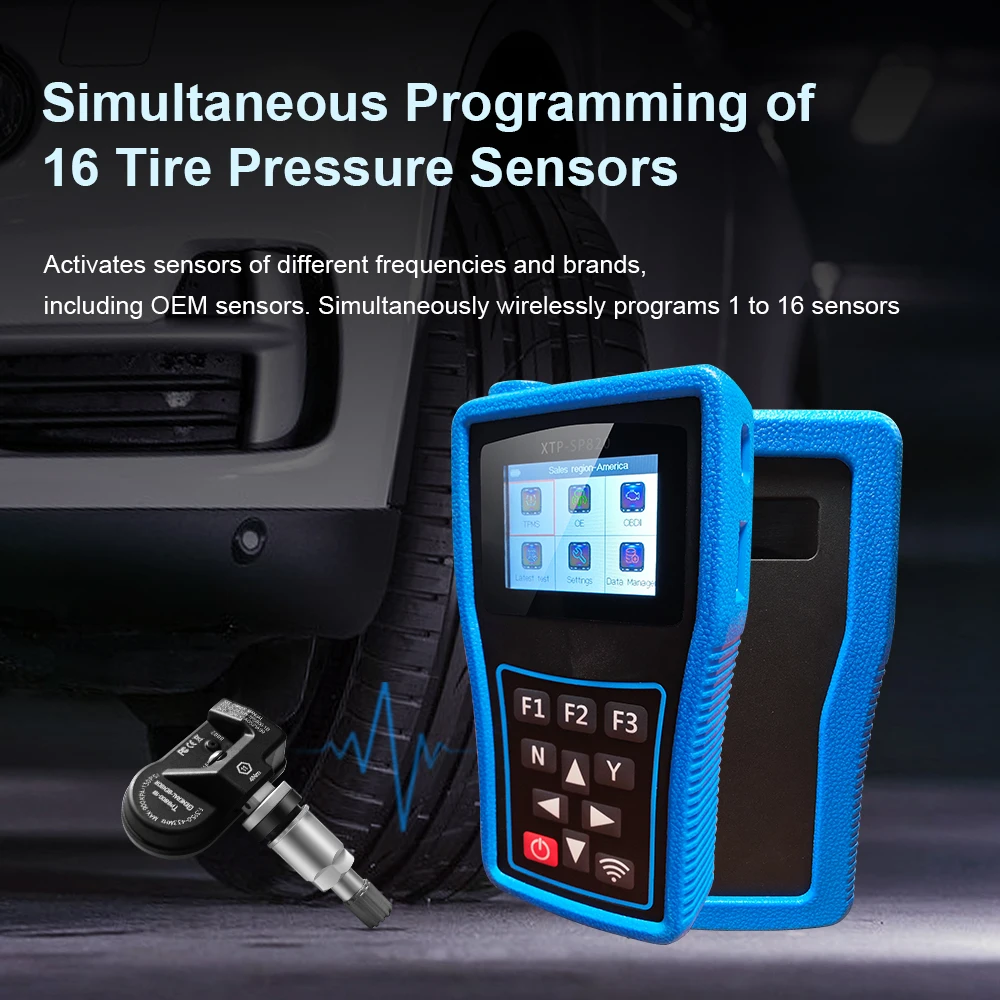 Programmable Universal TPMS With Diagnostic Programming Tool Tire Pressure Monitoring Sensor 315MHz and 433MHz Car Accessories