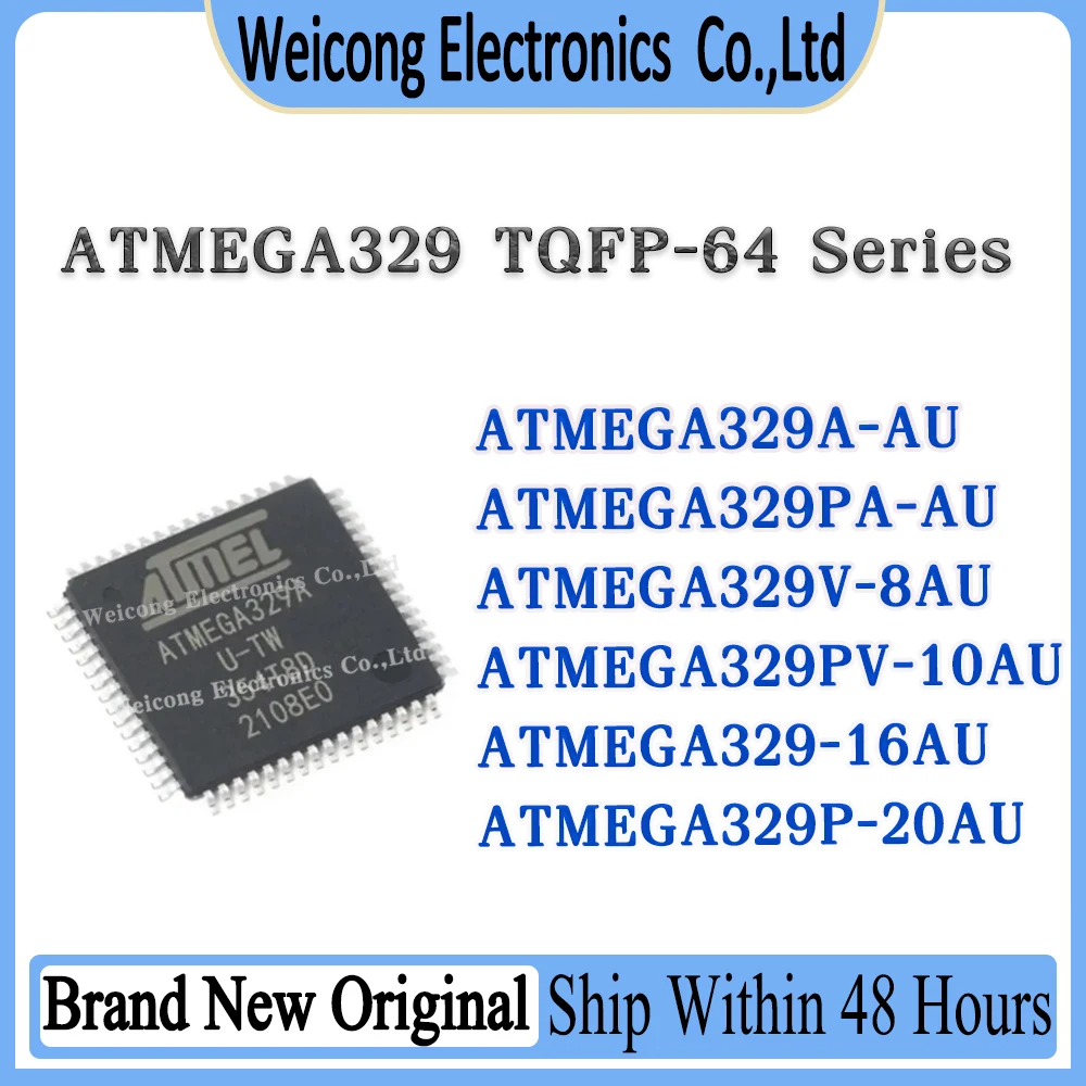 

ATMEGA ATMEGA329 ATMEGA329A-AU ATMEGA329PA-AU ATMEGA329V-8AU ATMEGA329PV-10AU ATMEGA329-16AU ATMEGA329P-20AU IC MCU Chip TQFP-64