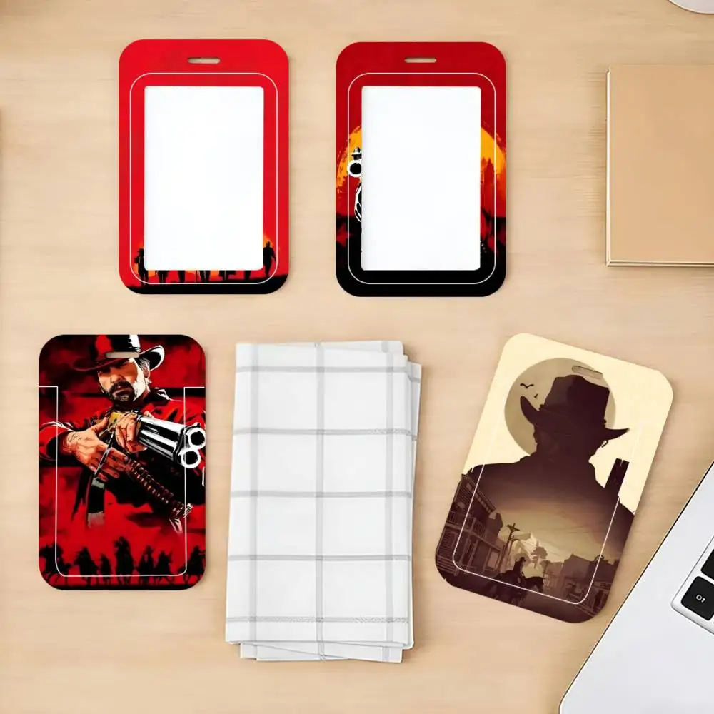 Game Red Dead Redemption 2 ID Card Holder Neck Strap Pendant Door Badge Holder Lanyards Keychain Work Credential