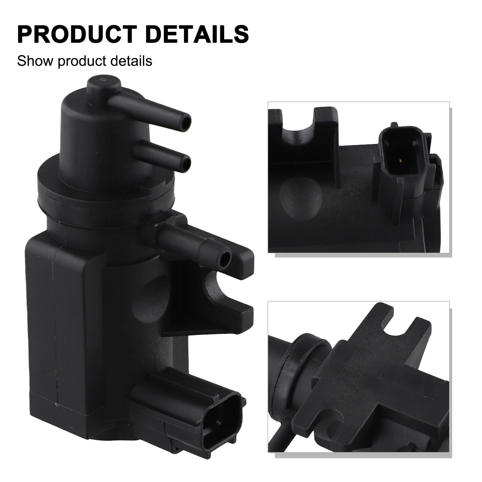 

Boost Pressure Solenoid 8982399350 Solenoid Valve Car Engine Repair Wear-resistant ABS Material Anti-corrosion