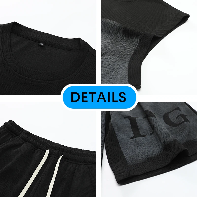 Summer Sleeveless Print Suit For Men Sports Suits Man Clothes Fashion Fishing Clothing Sale Tracksuit Camping Pants Sets Shorts