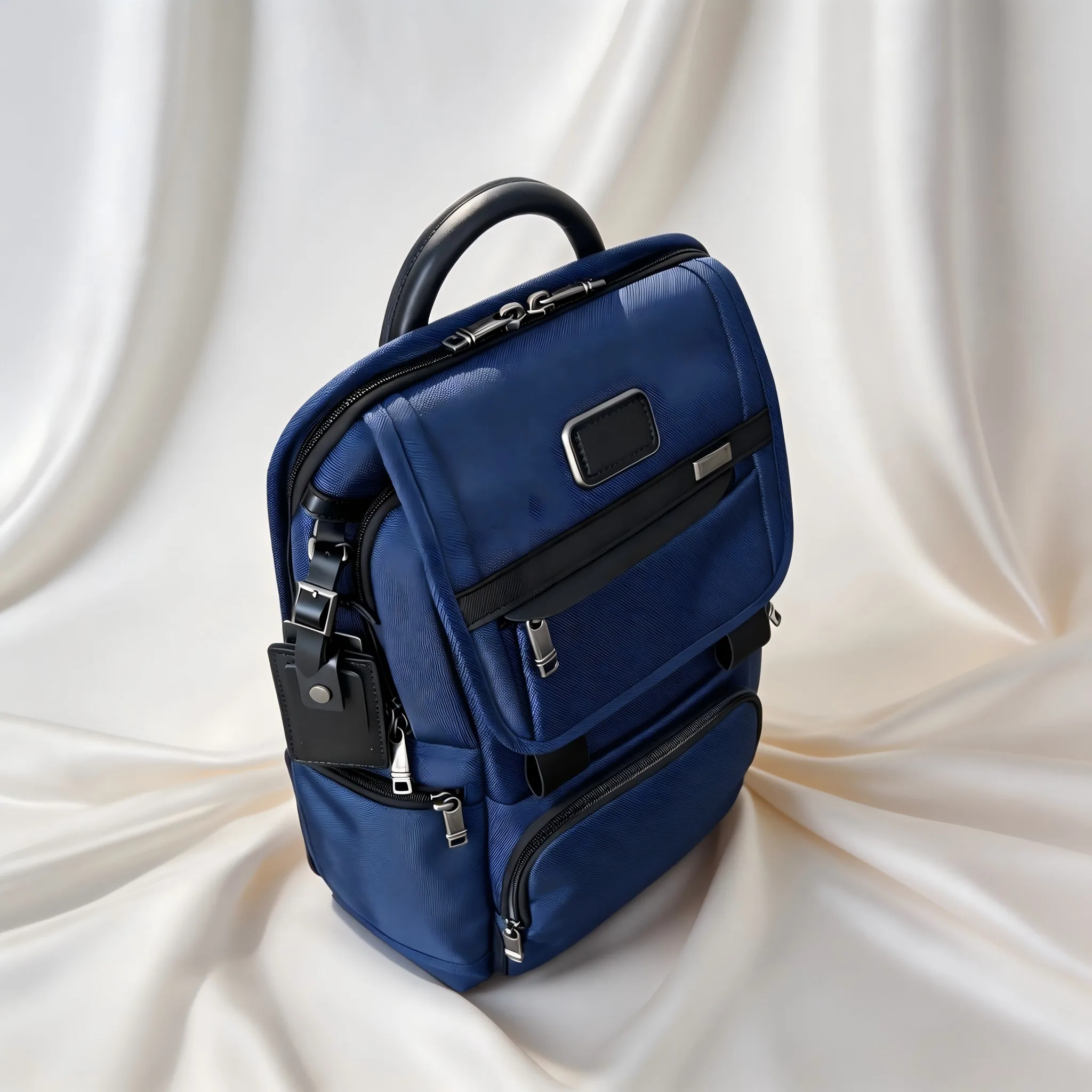 Nylon Multi-purpose Backpack for Men, Extra Large Capacity Business Rucksack with Special Laptop Compartment view 2