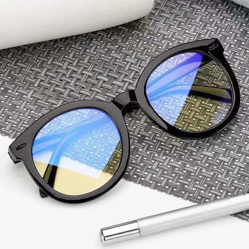 Vintage Clear Lens Myopia Glasses Men Women Classic Minus Diopter Eyewear Fashion Retro Computer Prescription Eyewear Degree-4.0 image 3