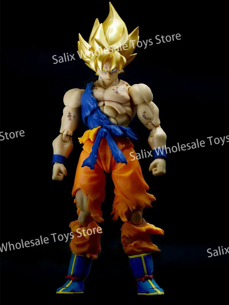 Dragon Ball ในสต็อก Black Hole ของเล่น Super Saiyan Z Shf Ssj Furious Hero Son Goku อะนิเมะ Action Figure ของขวัญของเล่นที่กําหนดเอง