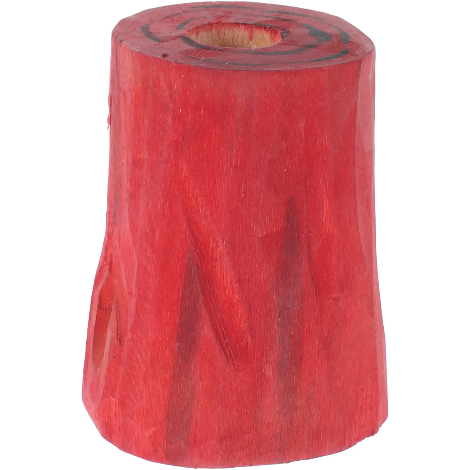 Wooden Pen Holder Desktop Tree Stump Simulation Shape Single Hole Pencil Stand Office Desk Organizer Natural Wood Writing