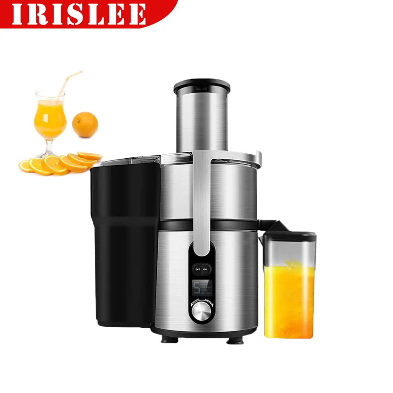 เครื่องคั้นน้ำผลไม้แบบแรงเหวี่ยง เครื่องปั่นผลไม้และผัก เครื่องสกัดน้ำผลไม้แบบพกพา มินิบลender 1250 วัตต์ 5 ระดับความเร็ว สำหรับใช้ในครัวเรือน