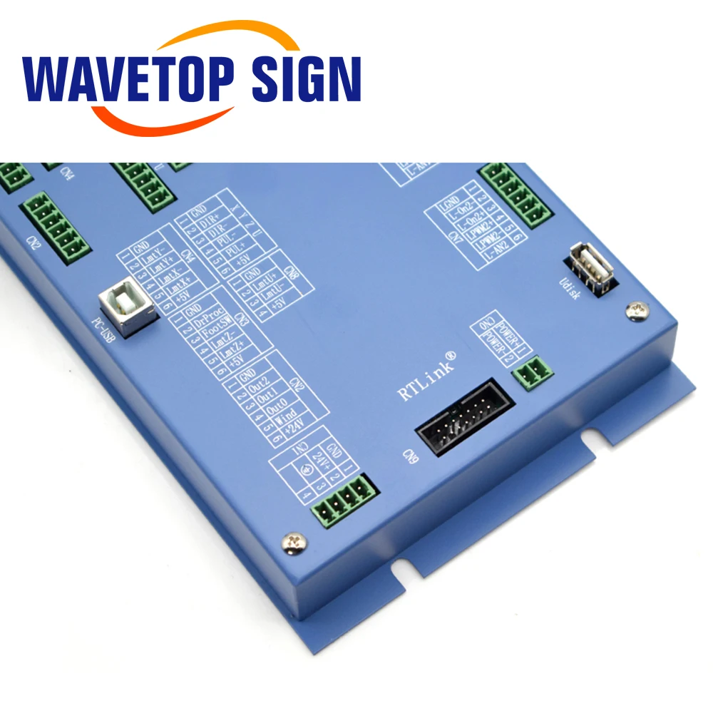 WaveTopSign Ruida RDC6344G 7 "نظام التحكم بالليزر لوحة اللمس لآلة النقش والقطع بالليزر Co2