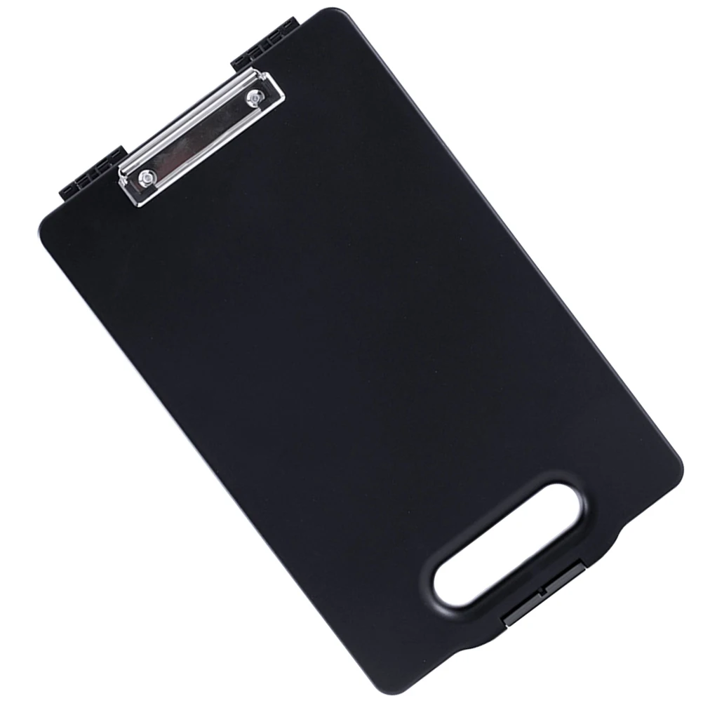 

Clipboard Storage Box Writing Board Portable File Folder PP Material Lightweight A4 Size Office Use Teacher Student