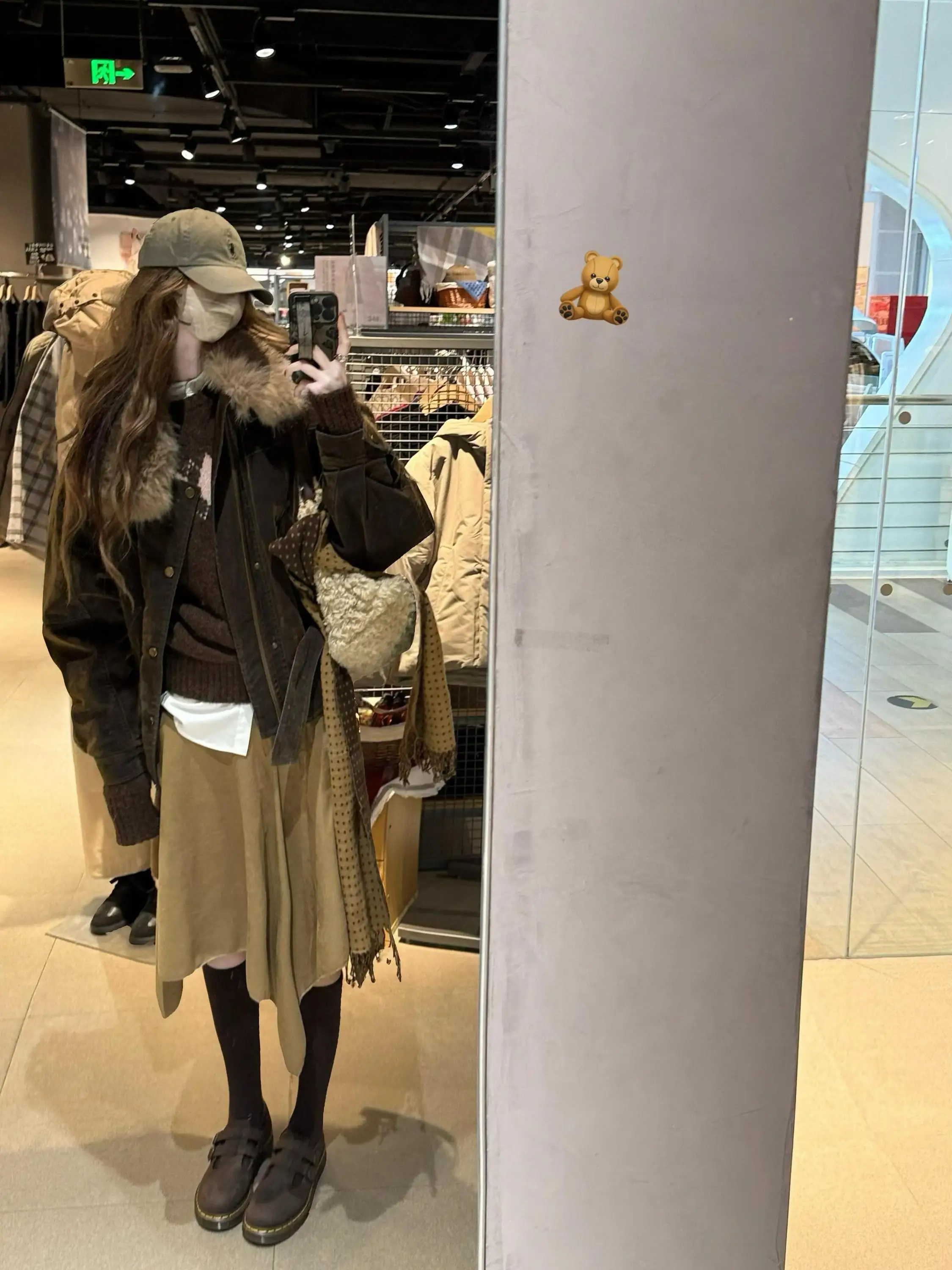 Retro American Brown Suede Asymmetrical Cut Halter Skirt Women Spring Autumn New Versatile Mid-Length Skirt City Commute Casual