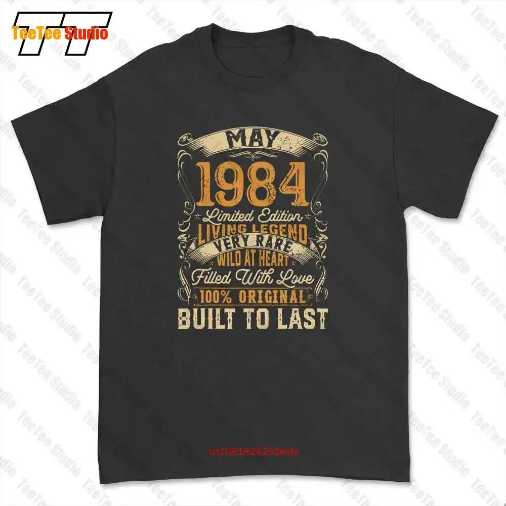 Подарки на день рождения 37 лет 1984 года, футболка в стиле ретро 37-й день рождения, футболка 0AIW