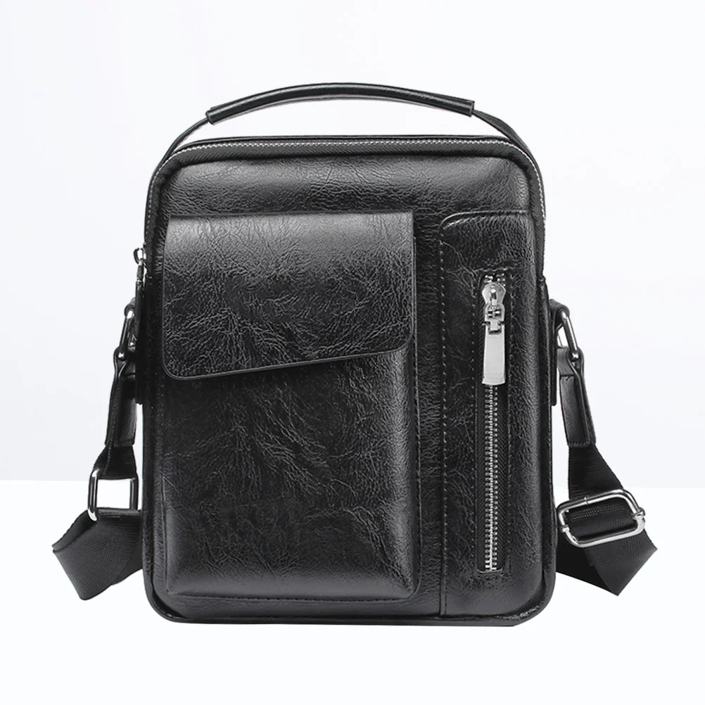 

Large Messenger Bag Pu Men Shoulder Bag For Travel Work Daily Use Laptop Bags Cases