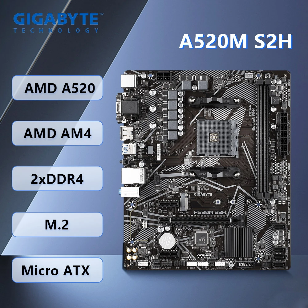 Gigabyte A520M S2H …