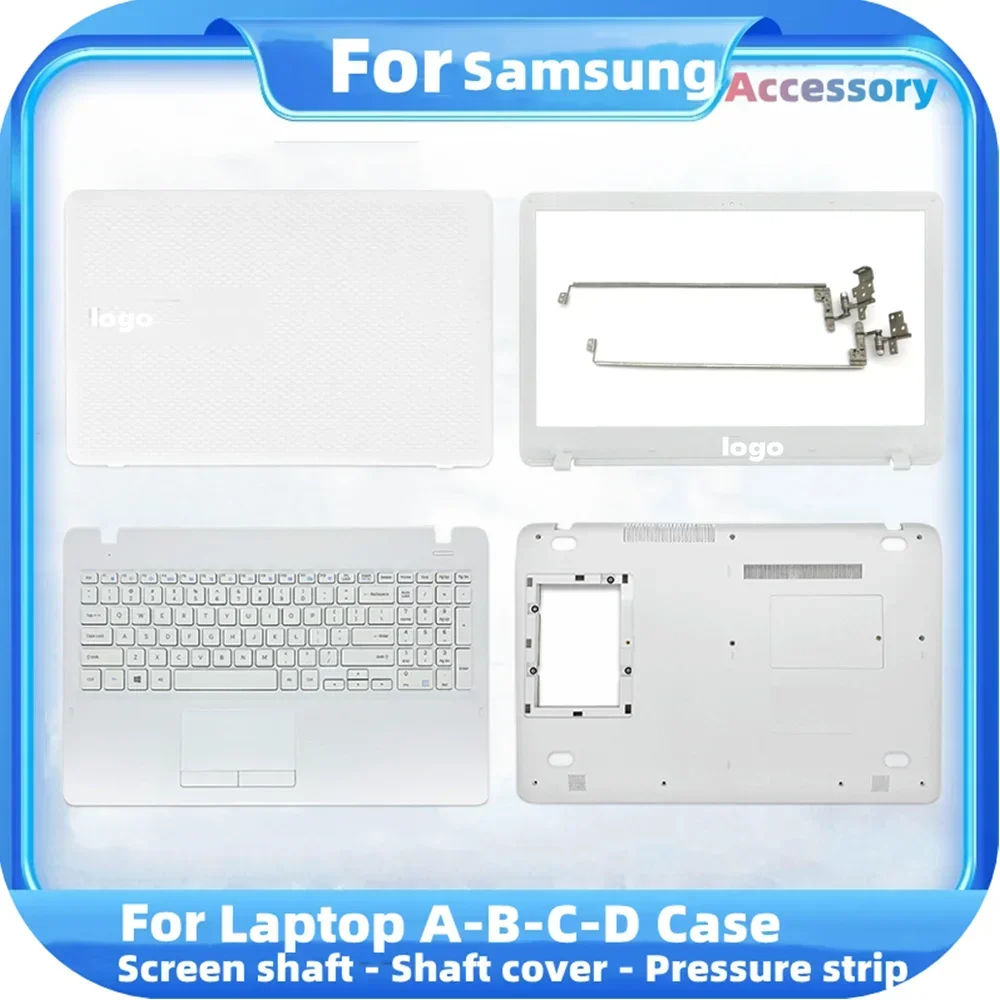 

New LCD Back Cover For Samsung NP300E5K NP300E5M NP3500EM NP300E5L Laptop Front Bezel/Hinges Cover/Palmrest/Bottom Case White