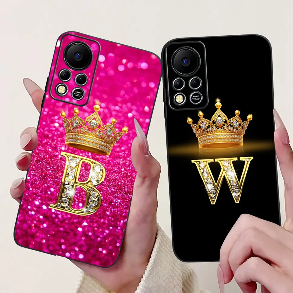 Cute ABC Letters Case For Infinix Hot 11s NFC Case 2022 Soft Silicone Phone Cover For Infinix Hot 11 s Hot11s NFC Cases 6.78