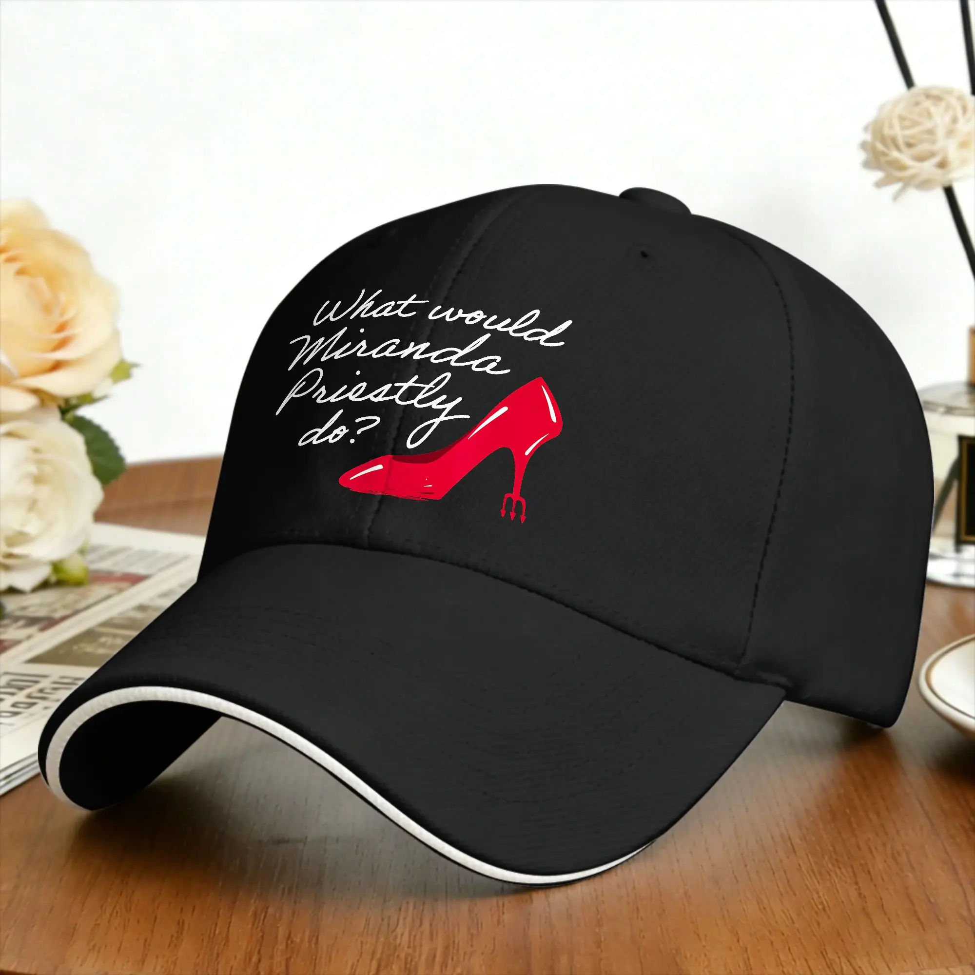 2026 New movie The Devil Wears Pradad 2 Sun Baseball Cap Film  Summer Trendy Hip Hop Hats For Women Outdoor Sports Snapback Cap