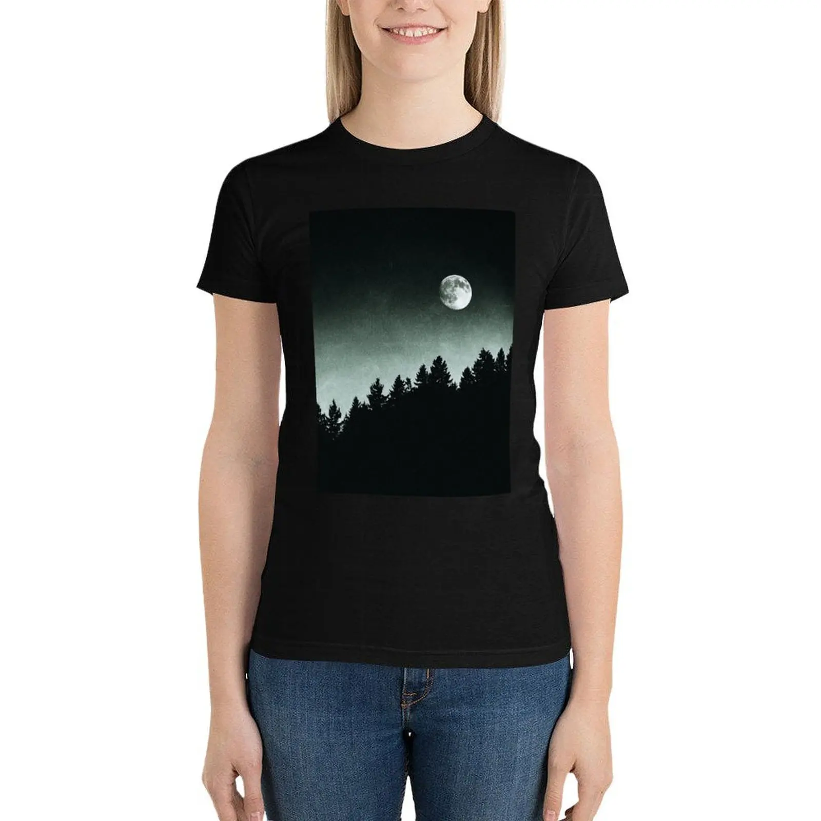 

Under Moonlight // Kiwi Melon Collie Lassie Edit T-Shirt aesthetic clothes Blouse Womens clothing