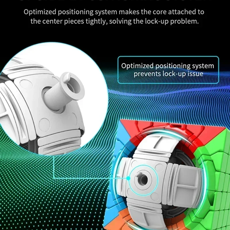 المكعب السحري بدون لصق MOYU ، سلسلة Meilong ، لغز ملتوي احترافي 3x3 فائق النعومة ، 6x6 ، 7x7 ، 8x8