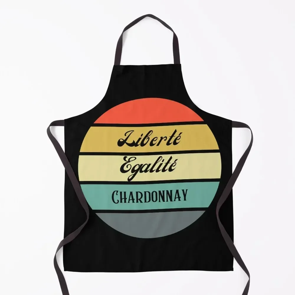 

Liberte Egalite Chardonnay Vintage Apron innovative kitchen and home items For Man Haircut Apron