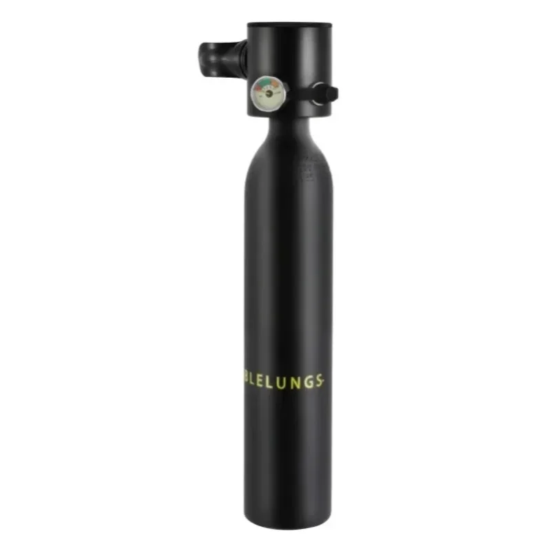 Mini-Tauchflasche 0,5L Tauchausrüstung Ersatzflasche mit Konstantdruckventil 5000PSI Berstdruck 5-10 Min. Atemzeit für 33ft Schnorcheln 100ft Profi-Tauchen