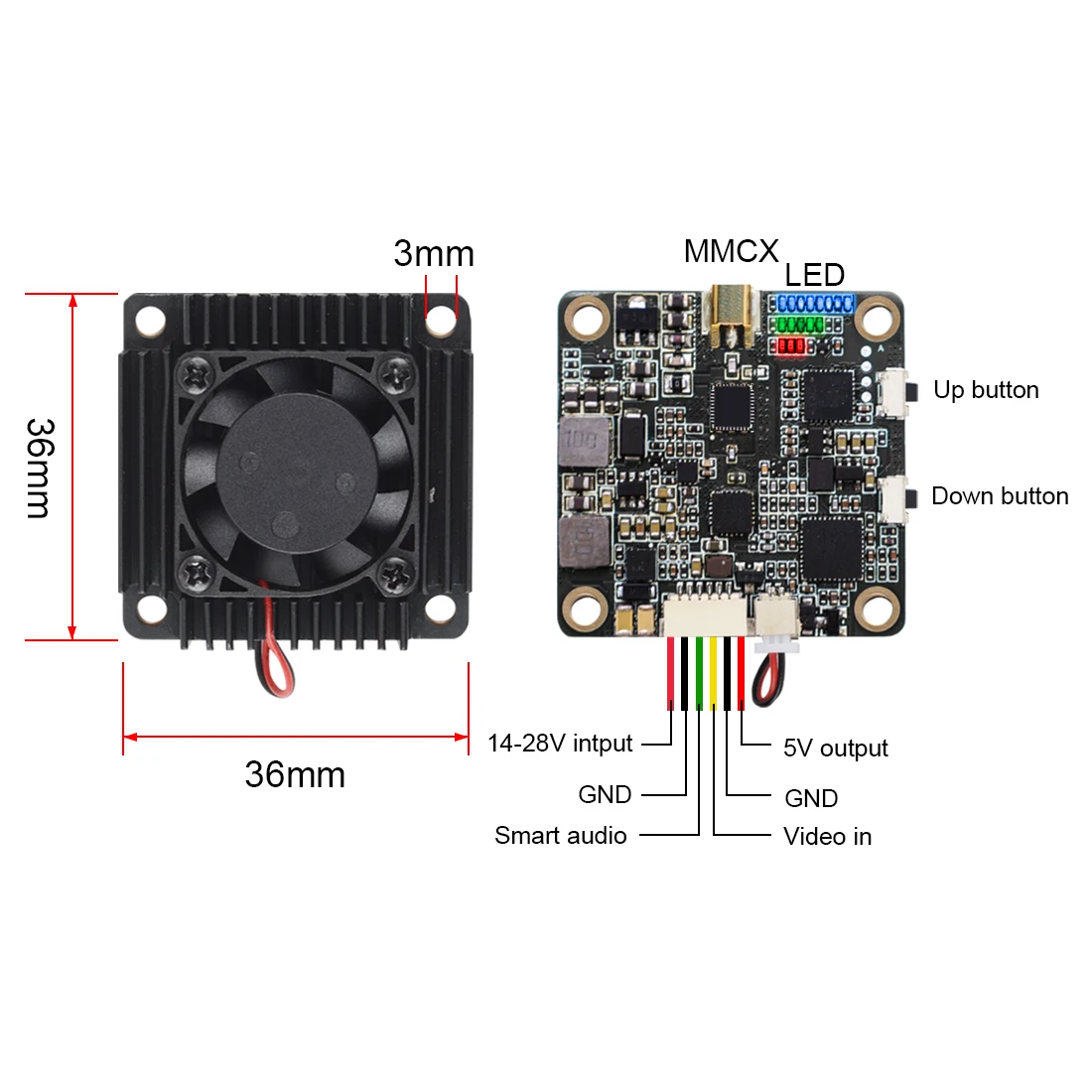 AKK Ultra Long Range All Channels Version 3W 4.9G Low Band 80CH VTX