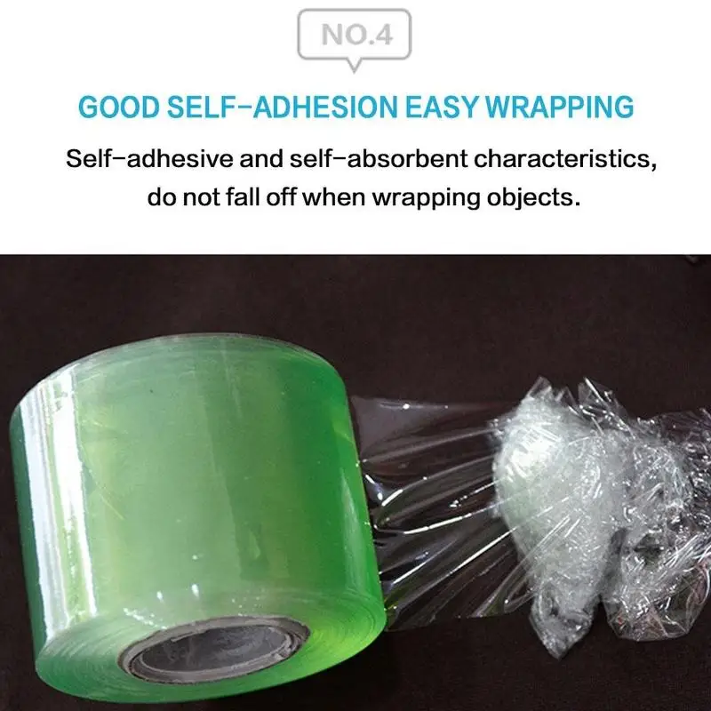 ذاتية اللصق PE تطعيم الشريط لفة فيلم أشرطة الحضانة Parafilm القابلة للتحلل لدعم النبات أدوات نباتات الحديقة القابلة للتمدد #6