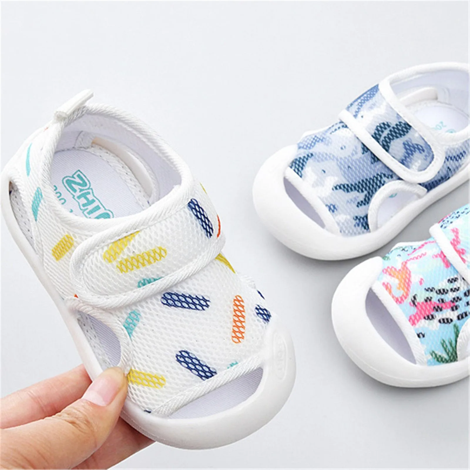 2020 Summer Infant Toddler Shoes Baby Girls Boys Casual Shoes Non-Slip Breathable High Quality Kids Anti-collision Beach Shoes