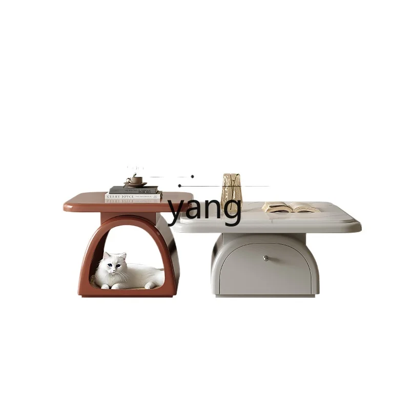 

lmm new coffee table combination modern simple living room Italian minimalist light luxury high-end home