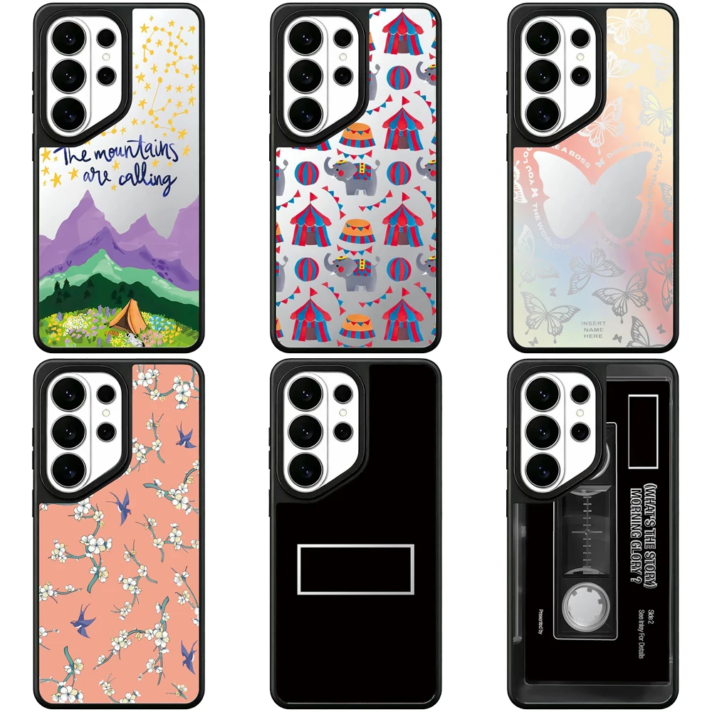 

6062224 Mirror Magnetic Case: Compatible with Samsung Galaxy S23 U S24U S25 S26 Ultra S25+ S26 Plus Shell