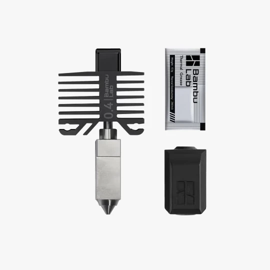 Veekaft 3D Printing Stainless Steel Hardened Steel Nozzle Assembly Hot End X1 P1 Series General Tuobanbu Bamboo Lab