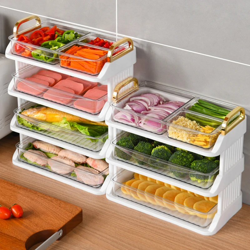 

Kitchen STORANGE RACK Prepare Food Shelving Side Dish Storage Placing Vegetables Multi-layer Wall Hanging Supplies Accessories