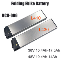 Folding Electric Bicycle Battery 48V 10.4Ah 12.8AH 14AH 600W 700W DCH-006 Ebike Battery for Samebike LO26 20LVXD30 Fiido M1