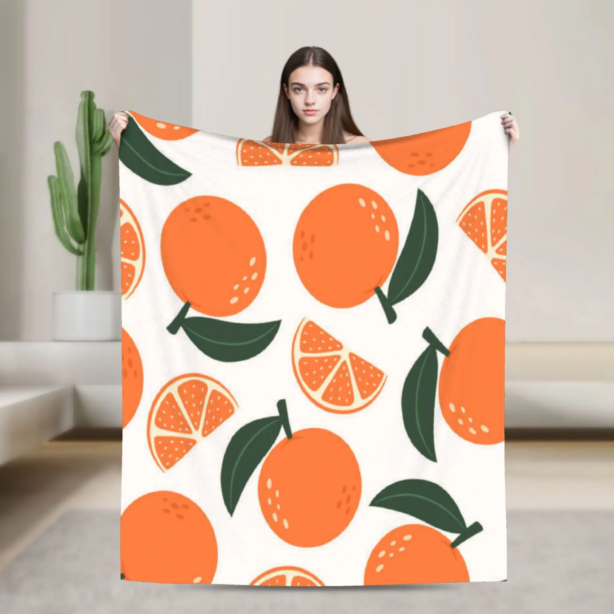 Cute Fruit Vegetable Blanket Quality Soft  Throw Blanket Autumn Children Couch Bed Pattern Bedspread