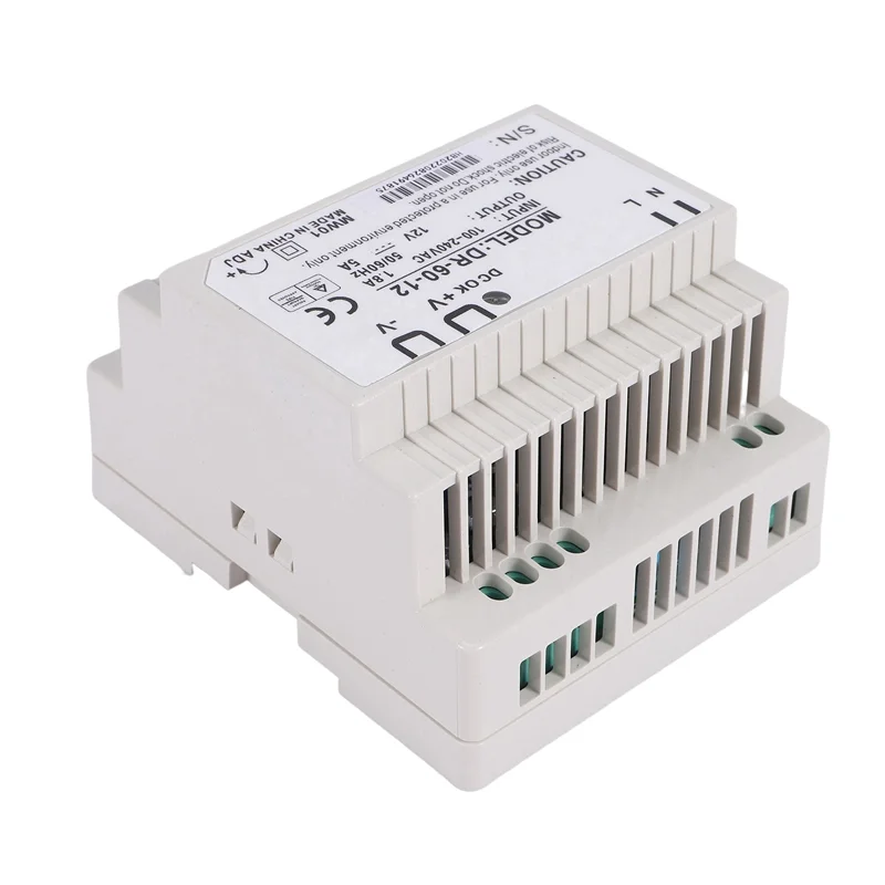 AD23-Din Rail Power Supply 60W 12V Ac Dc Converter Dr-60-12 Power Supply 12V 60W Kualitas Baik