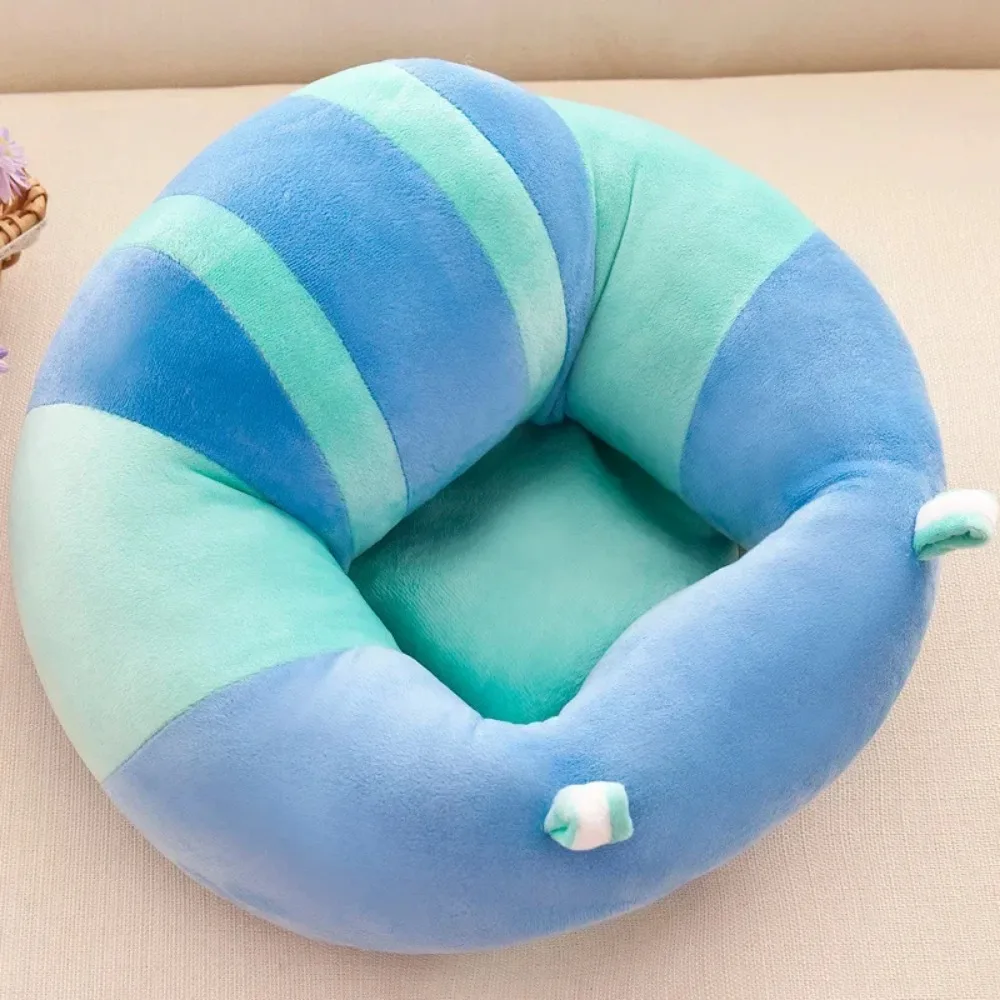 New Baby Support Seat Cute Baby Sofa Chair for Sitting Up Comfy Plush Infant Seats with Stuffing Inside for 3-12 Months Baby