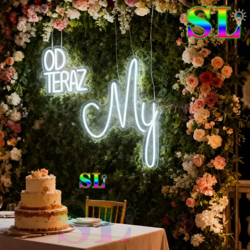 مخصص od الآن بلدي ضوء النيون LED النيون تسجيل 70x50 سنتيمتر/30x30 سنتيمتر od الآن علامة بلدي لحفل زفاف عيد ميلاد غرفة ديكور المنزل