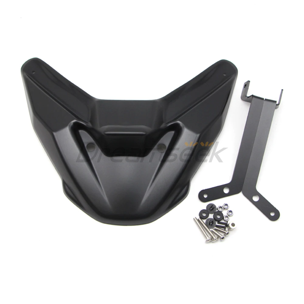 

Front Fender Beak Nose Extension for Honda Transalp XL750 2023 2024 Motorcycle Fairing Cover Protector Cowl Guard Black Plastic