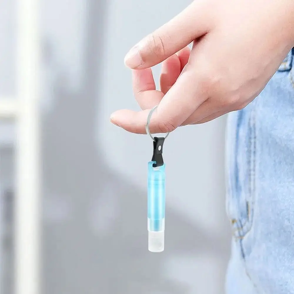 Petit flacon pulvérisateur neuf en plastique, sans contact, en forme de stylo avec porte-clés, pour hommes et femmes