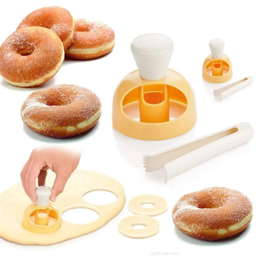 DIY Donut Mold Cutter Food Desserts Bread Cutter Maker Cake Mold Cooking Embossing Decorating Tools Kitchen Baking Accessories