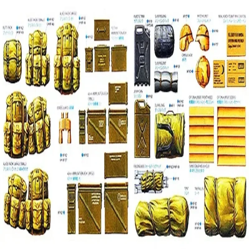

Tamiya 35266 1/35 Modern U.S. Military Equipment Set - Assembly Model Kit for Adult DIY Hobbyists