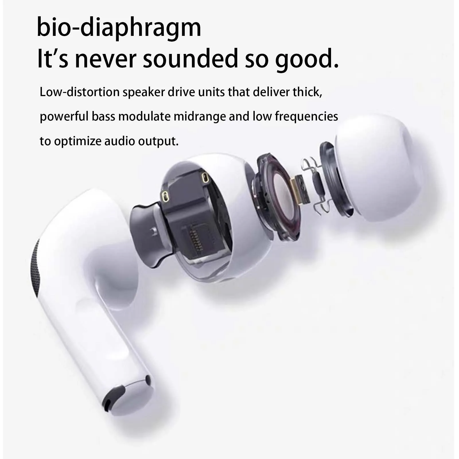 سماعات بلوتوث لاسلكية PRO 3 مع مراقبة معدل ضربات القلب، وسماعات أذن ميكروفون لإلغاء الضوضاء ANC، وصوت ستيريو متوافق