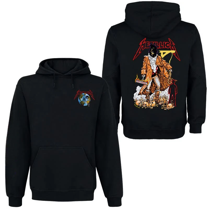 2026 Neues, seltenes METALLICA Rock Dark Style Album-Set, langärmeliges Kapuzensweatshirt für Herren und Damen aus Europa und Amerika – Detail 20